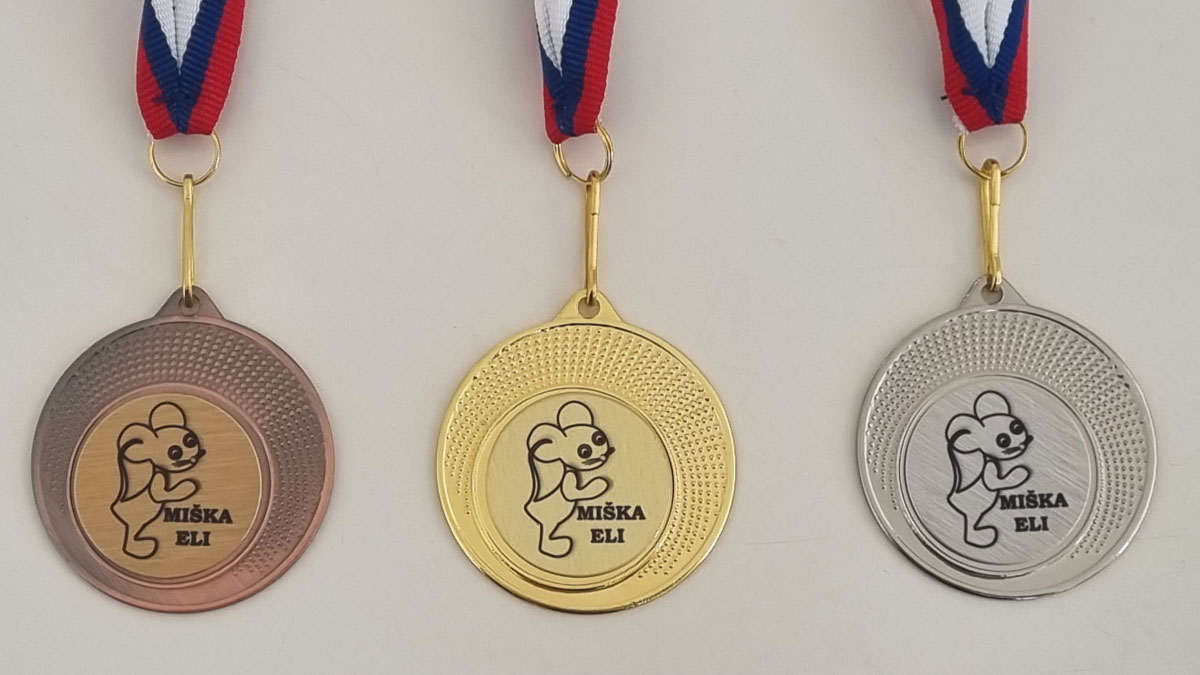 miška eli - nov izgled medalj in podelitev nagrad